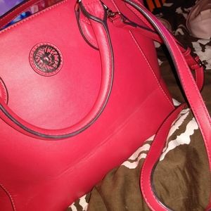 Anne Kline Pink/Red Purse